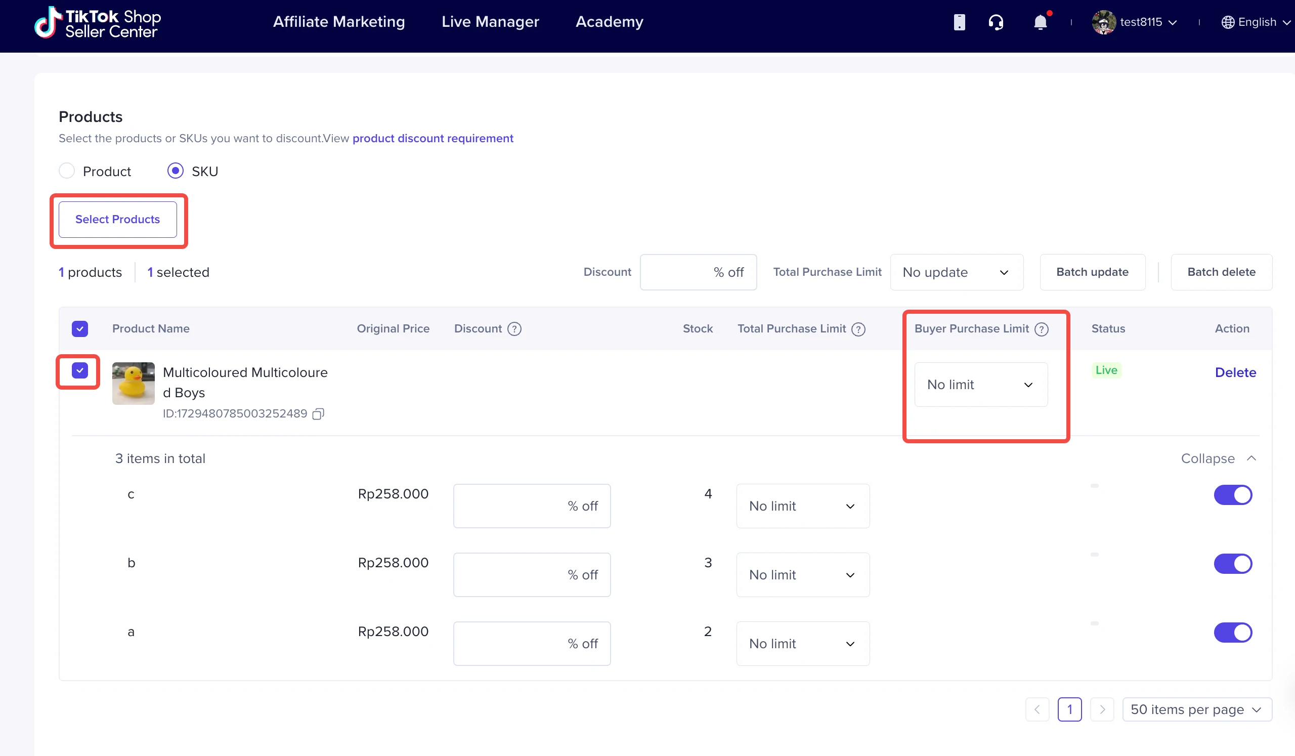 如何使用单品折扣功能？