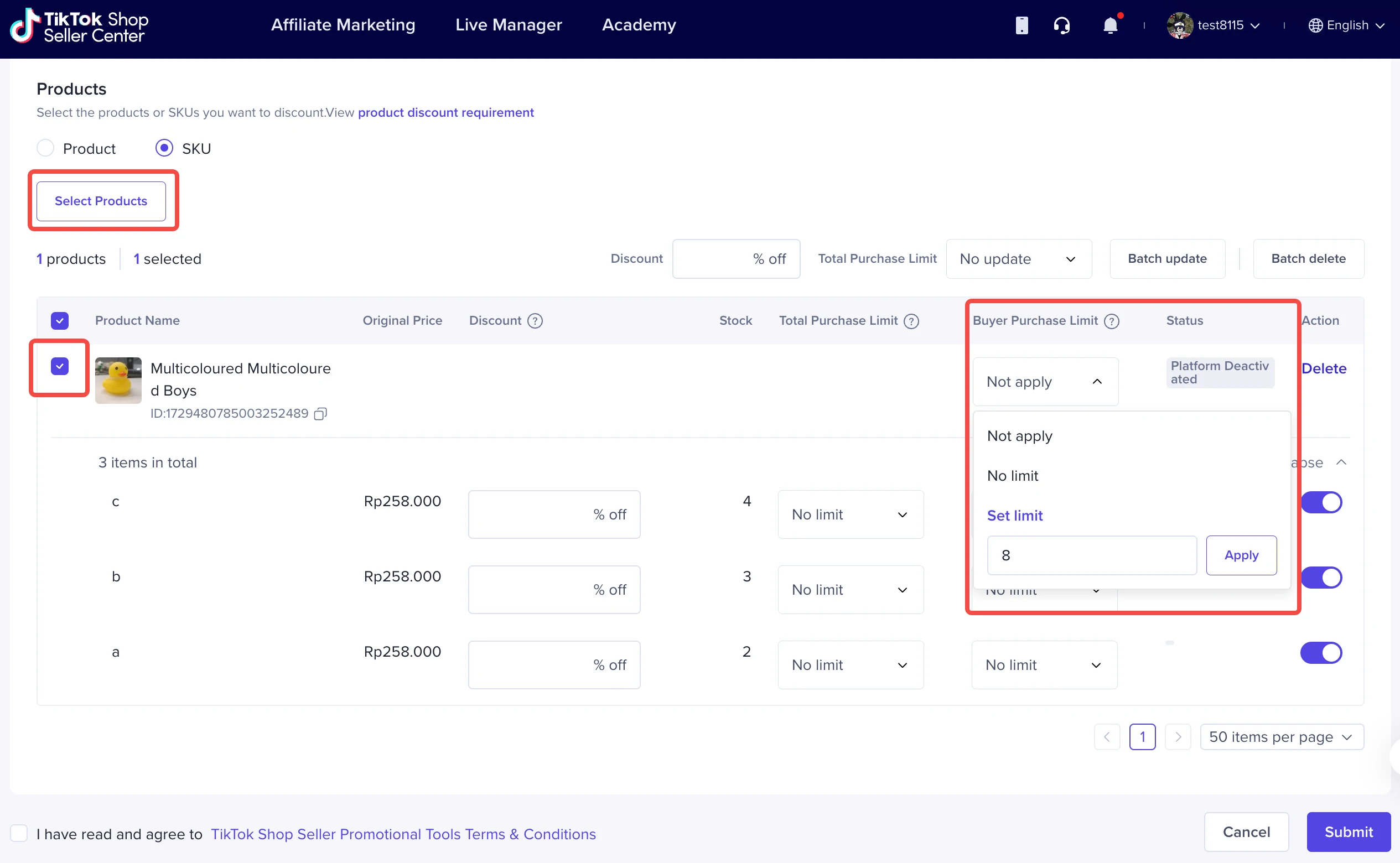 如何使用单品折扣功能？