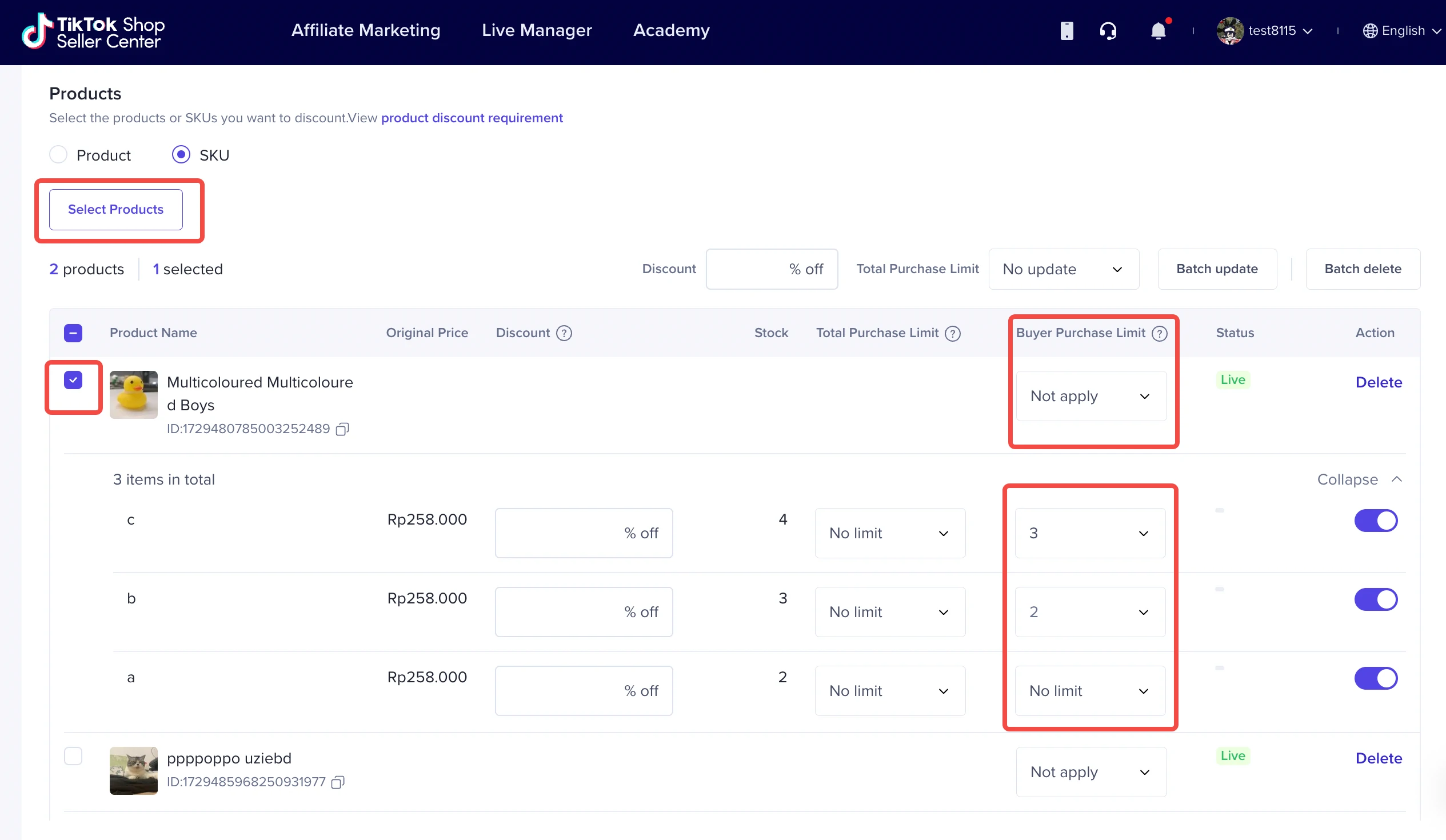 如何使用单品折扣功能？