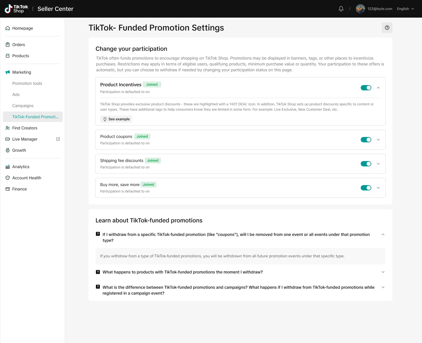 【美国】TikTok出资的促销活动种类及退出活动指南