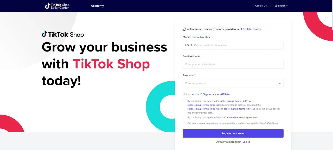 美国本土TikTok Shop店铺注册与开店全流程指南